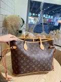 Louis Vuitton 2022 New 2-in-1 Neverfull Shopping Bag