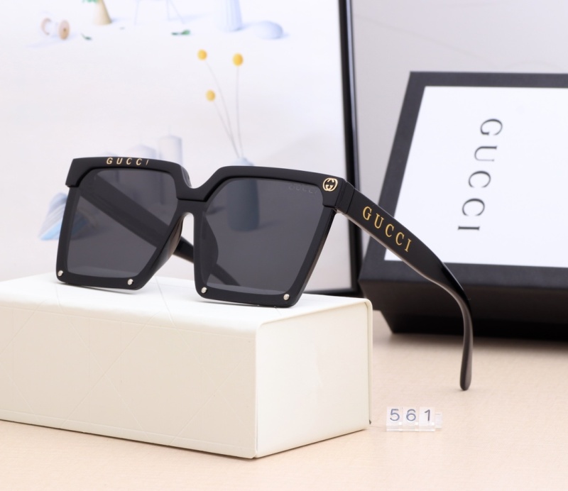 GUCCI sunscreen summer must-haves new fashion Korea popular personality anti-UV anti-ultraviolet glasses sunglasses