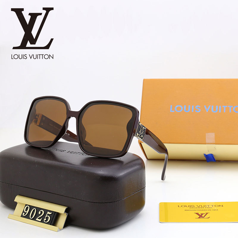 Louis Vuitton Sunglasses Sunglasses Tempered Glass Lenses Small Face UV Protection Top Sales Champion
