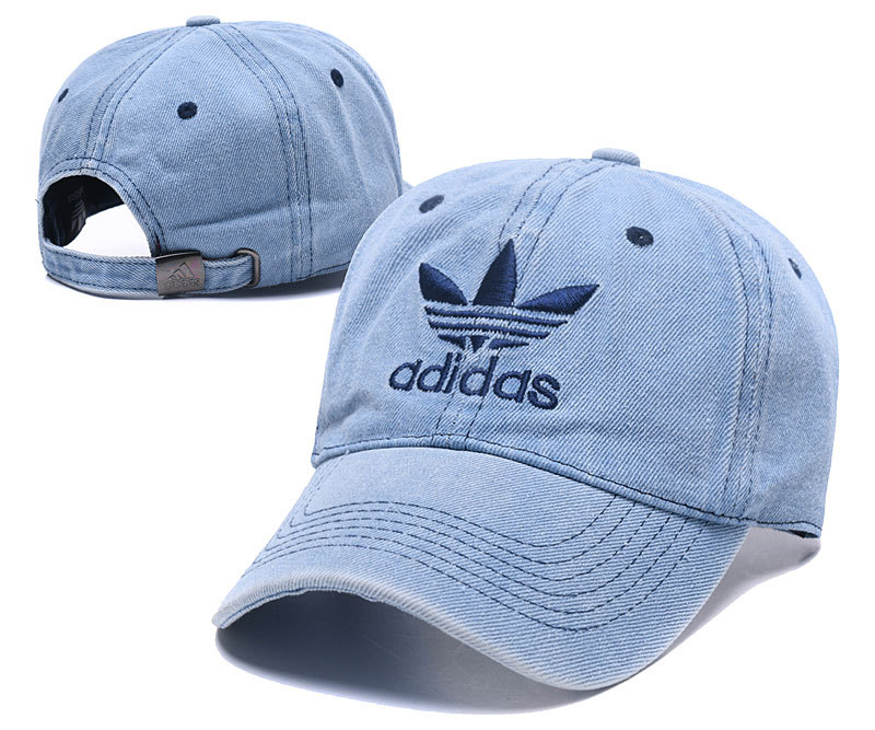 Adidas three-bar sports cap fashion baseball cap men and women sun hat fashion all-match hat