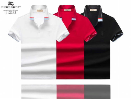 Burberry Men's Fashion Short Sleeve Polo Shirt Fashion Business T-Shirt