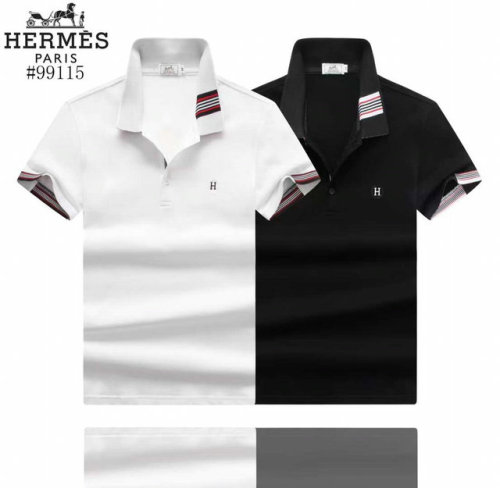 Hermes Summer Fashion Short Sleeve Polo Shirts Short Sleeve T-Shirts Business Men