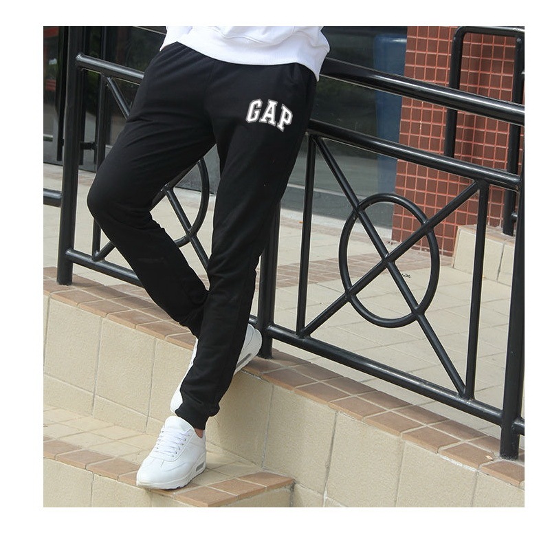 Gap Gepu four seasons pants printed pants are fashionable and versatile. Men's and women's same pants, small leg pants, necked pants, personalized pants, sports pants, comfortable pants, pants, small leg pants, pants