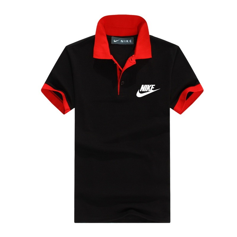 Nike Nike Nike Nike business polo shirt men's Lapel short sleeve short T team suit color blocking short sleeve top Lapel color blocking short T breathable sweat wicking stand collar polo shirt work clothes 2022 NEW