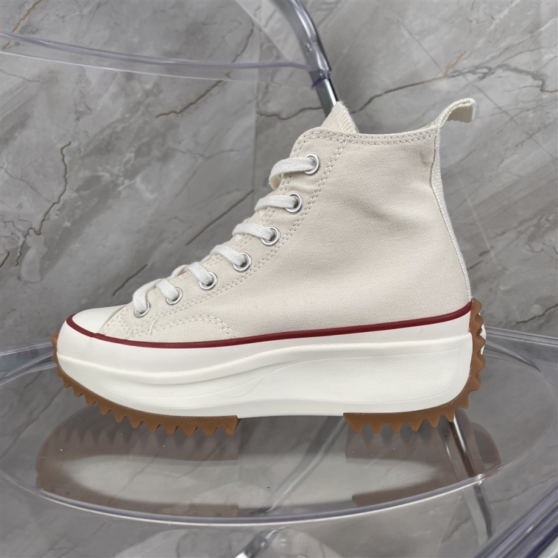Company level converse women's shoes run star hike Xiao Zhan's same high top casual shoes thick soled raised canvas shoes 171126c size: 35-39 half size