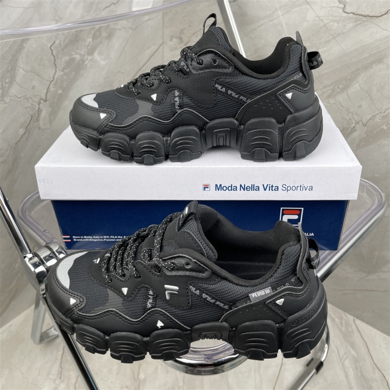 Company level [same style of CAI Xukun] FILA Phile cat claw 3rd generation daddy shoes 2021 winter new sports shoes women's shoes f12w144123abk size: 35.5-40