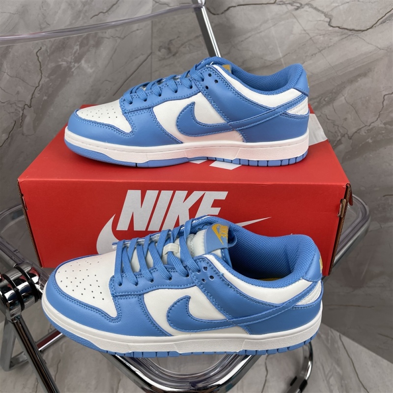 Top two leather Nike Dunk Low North Carolina blue white blue low top casual skateboarding shoe dd1503-100 size 36-45 half