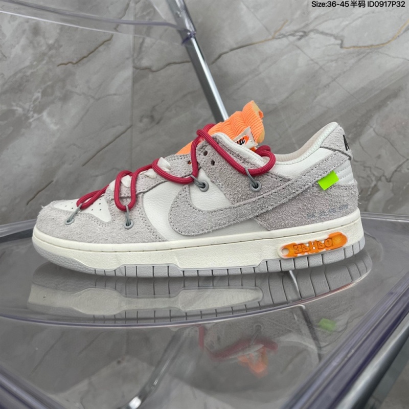 Original Nike Dunk Low x off white ow co branded bandage  the 50  dj0950-114 size: 3