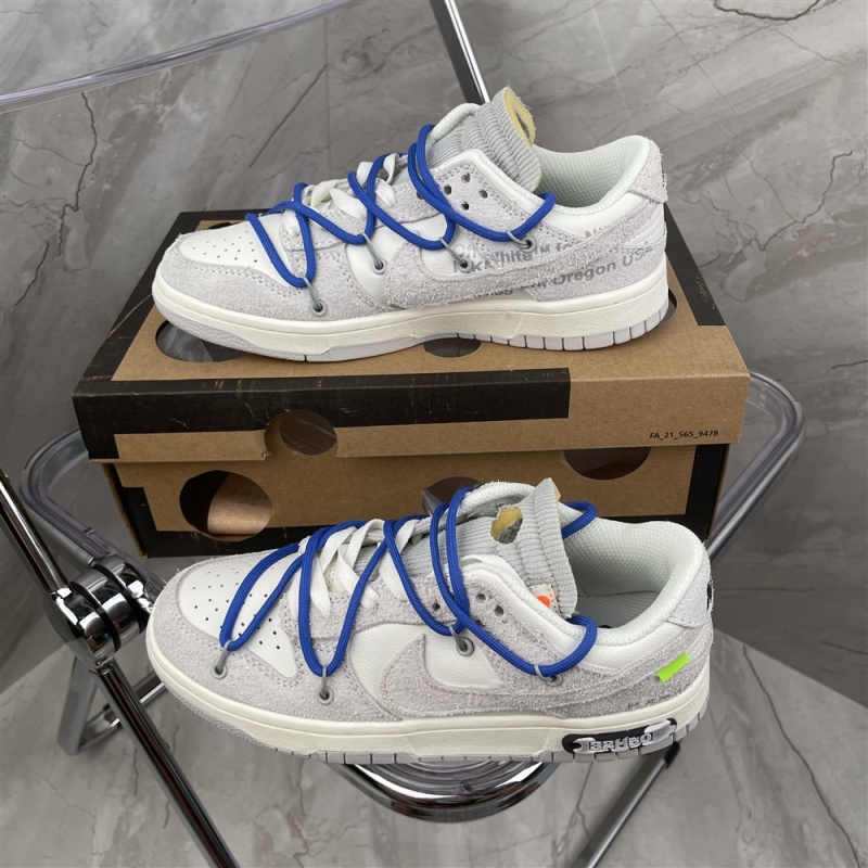Original Nike Dunk Low x off white ow co branded bandage  the 50  dj0950-104 size: 3