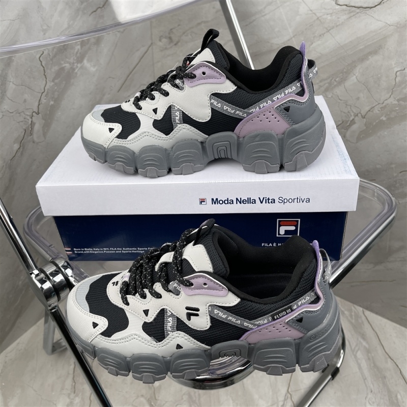 Company level [same style of CAI Xukun] FILA Phile cat claw 3rd generation daddy shoes 2021 winter new sports shoes women's shoes f12w144123fba size: 35.5-40