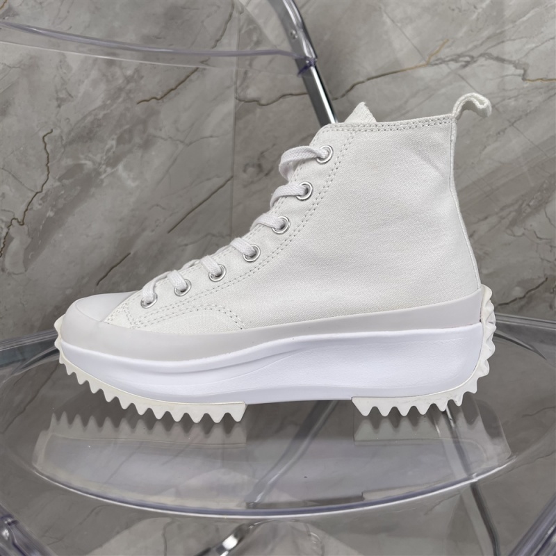 Company level converse women's shoes run star hike Xiao Zhan's same high top casual shoes thick soled raised canvas shoes 170777c size: 35-39 half size