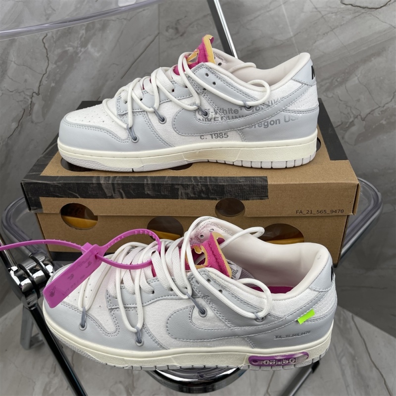 Original Nike Dunk Low x off white ow co branded bandage  the 50  dm1602-118 size: 3