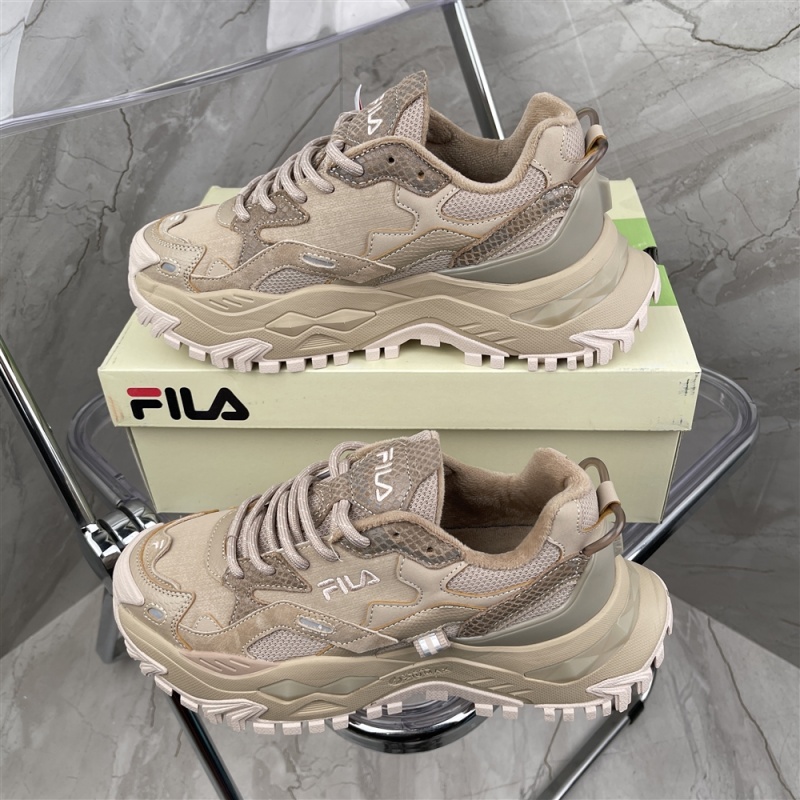Plus wool top quality FILA tide brand hard candy daddy shoes 2021 autumn new women's elevated sneaker t12w145225flt size: 35.5