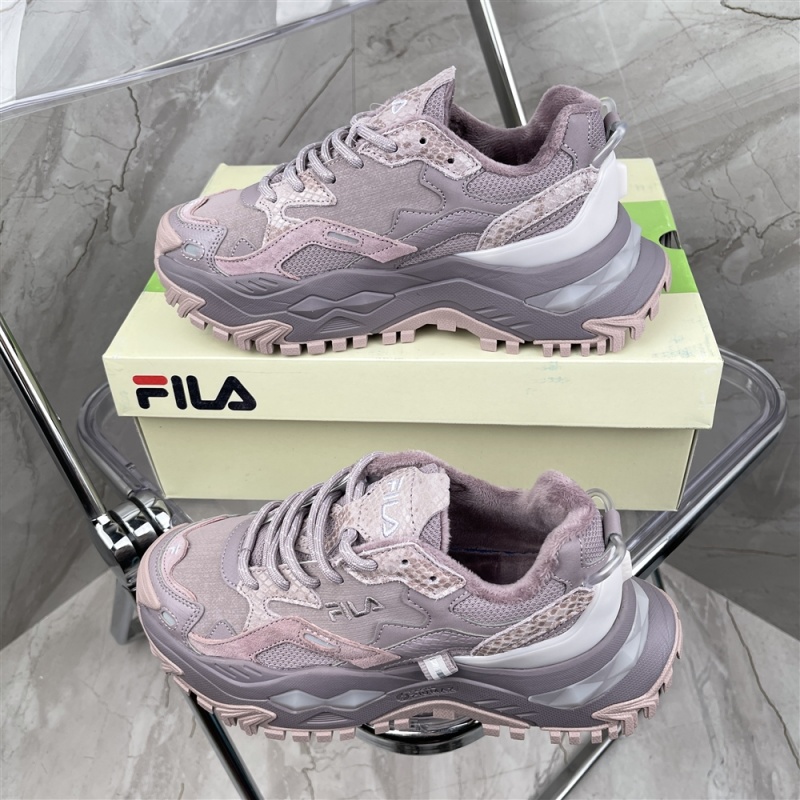 Plus wool top quality FILA tide brand hard candy daddy shoes 2021 autumn new women's heightening sneaker t12w145225fpd size: 35.5
