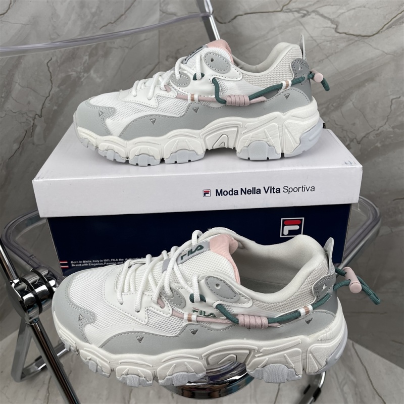 Pure original FILA FILA women's shoes 2021 summer new retro sports leisure dad shoes 2nd generation cat claw shoes f12w134108fbl size: 35.5-40 half