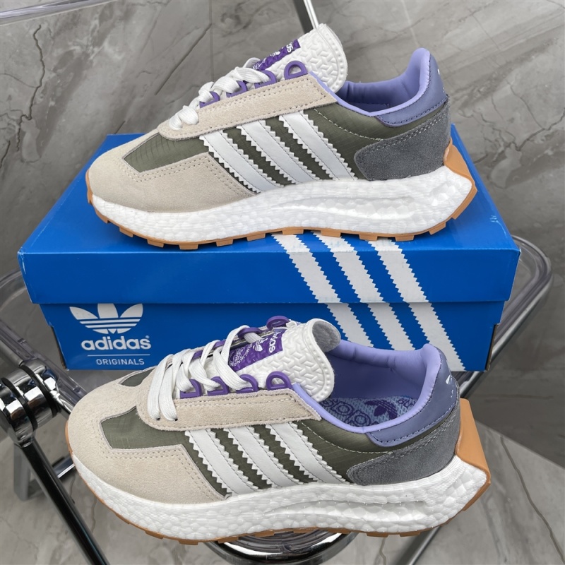 Company level really explosive super soft treading Si feeling Adidas clover retro E5 men's and women's Retro casual running shoes qy1033 size: 35.5-45 half size