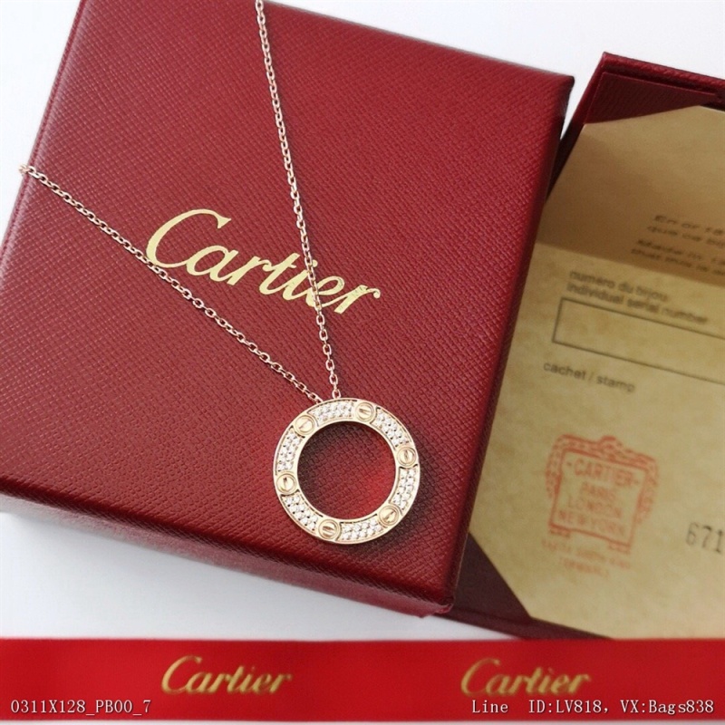 00124_ X128PB00_ Cartier classic love diamond pancake necklace. It took nearly 4 months to ship the goods perfectly! Classic masterpiece