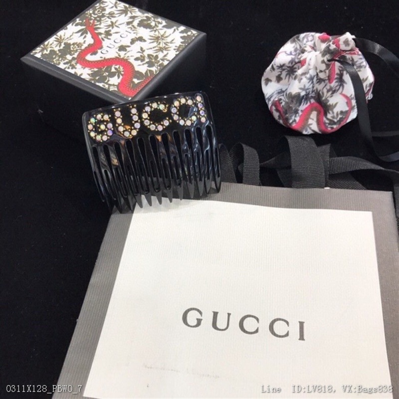 00198_ X128PBW0_ Gucci Gucci hairpins are hot sellers, super hot hairpins are popular, and the goods are returned to the synchronous counter. Authentic open mold selection ZP