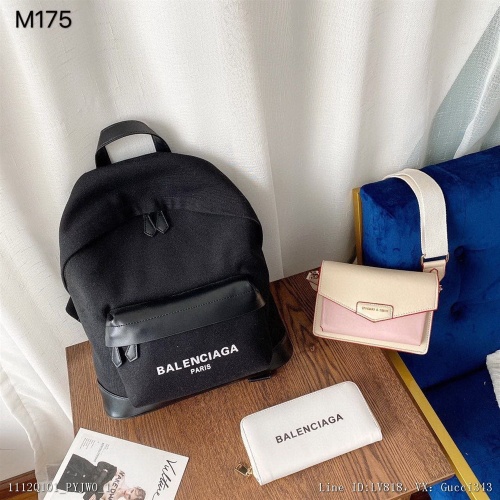 00358_ Q101PYJW0_ Combination mq101pyjw0_ Balenciaga backpack small CK bag Paris wallet size Ba
