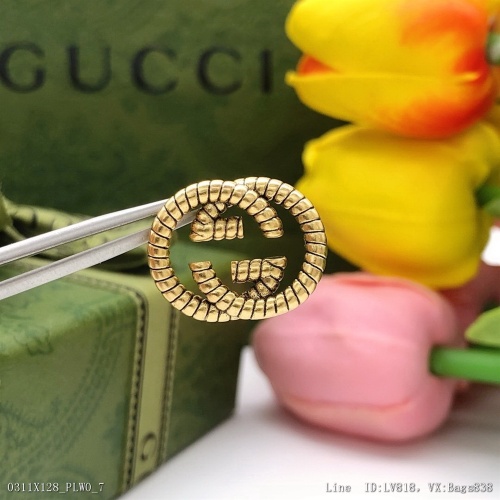 00040_ X128PLW0_ No.: ged0111gucci Gucci new double g interlocking Earrings