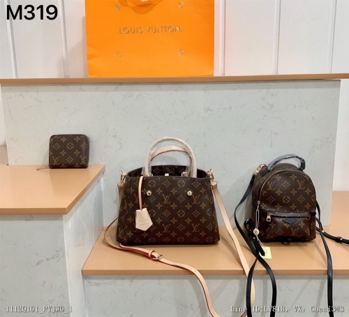 00366_ Q101PYJW0_ Combination new combination m319lv Mengtian bag small pepper backpack lv wallet size Mengtian bag 28