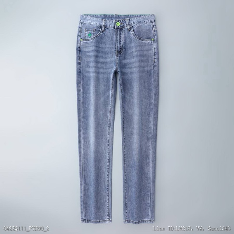00089_ Q111PYS00_ Lv2022 spring and summer new top imported original jeans original heavy industry to create original five