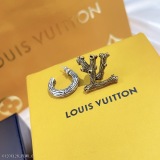 00059_ X128PLW0_ Aa256 Louis Vuitton 2021 new lvtwig branch asymmetric earrings are popular