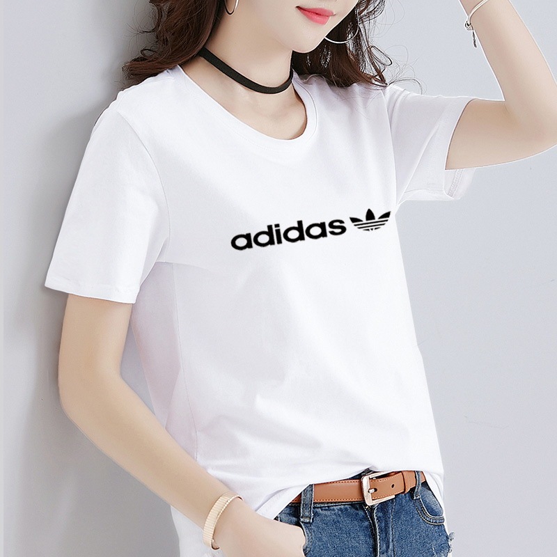 adidas 2022 new couple short-sleeved T-shirt, group wear, collective wear, brand-name half-sleeved short T Factory direct sales Simple and stylish Breathable and sweat-wicking
