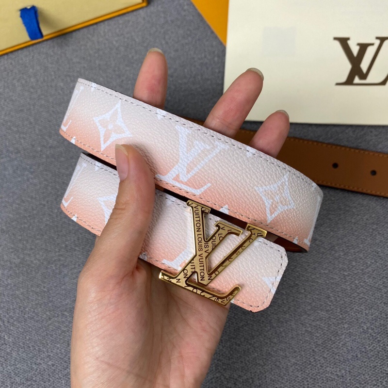 LV 2021 ladies new product double-sided belt