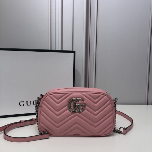 GG Marmont Sakura Pink Camera Bag Model NO.447632