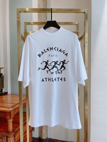 B*alenciaga 2021SS Full Range Running Man Printed T-shirt