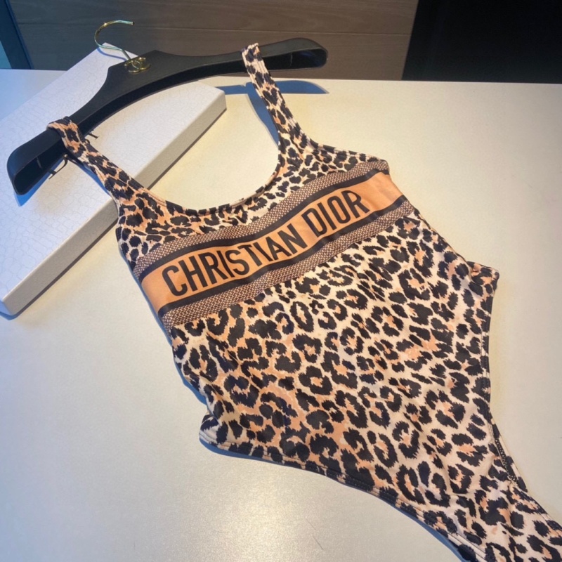 D*ior leopard print swimsuit