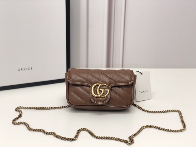 GG Marmont Caramel Mini Messenger Bag