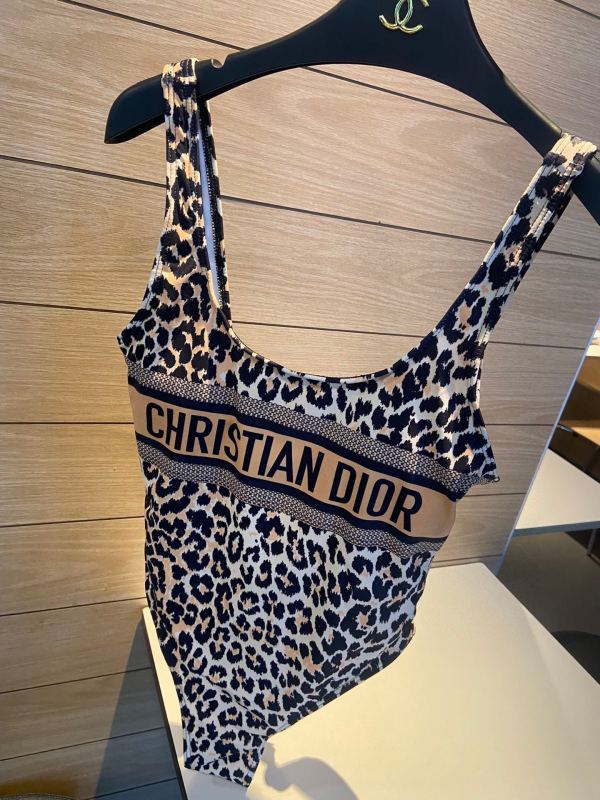 D*ior leopard print swimsuit