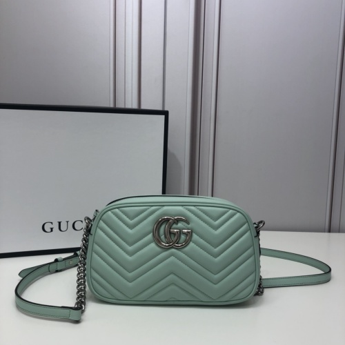 GG Marmont Mint Green Camera Bag
