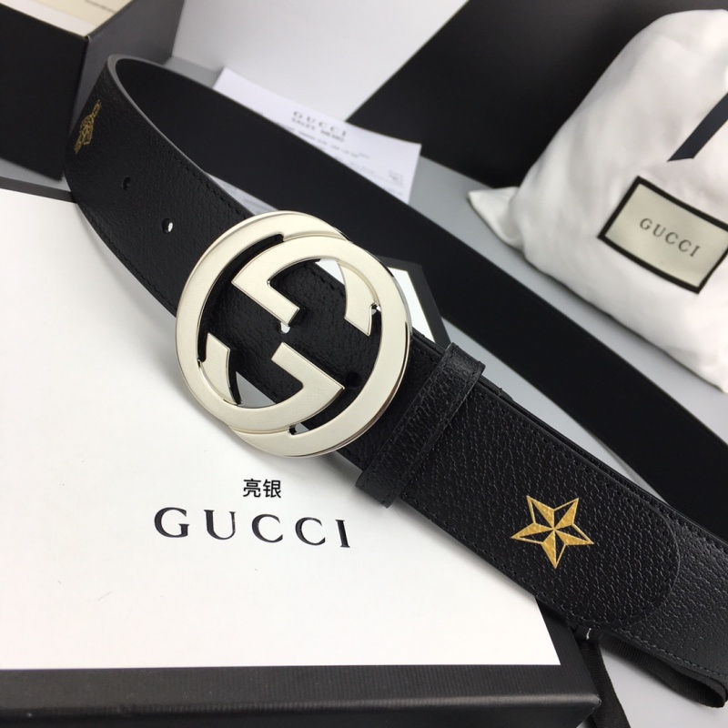 Gucci pigskin pattern belt