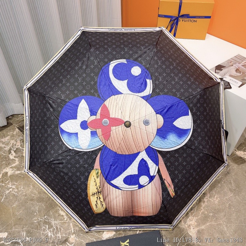 00034_ X34PJ00_ LouisVuitton Louis Vuitton upgraded Monogram printed umbrella top-level work eye-catching public
