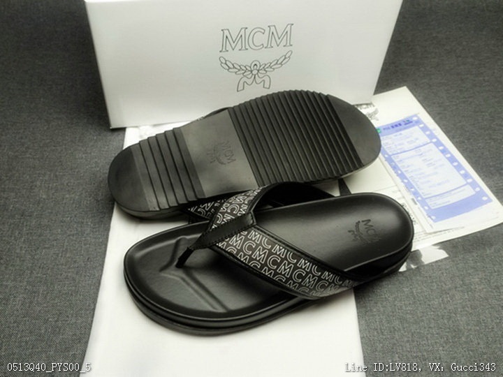 1282_ Q40PYS00_ MCM high end men's slippers 384640239