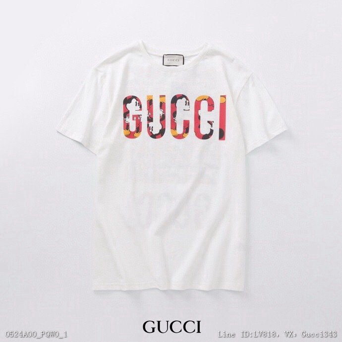 00168_ A00PQW0_ Gucci Disney Co branded year of the rat Limited new original high quality original black and white MLXL