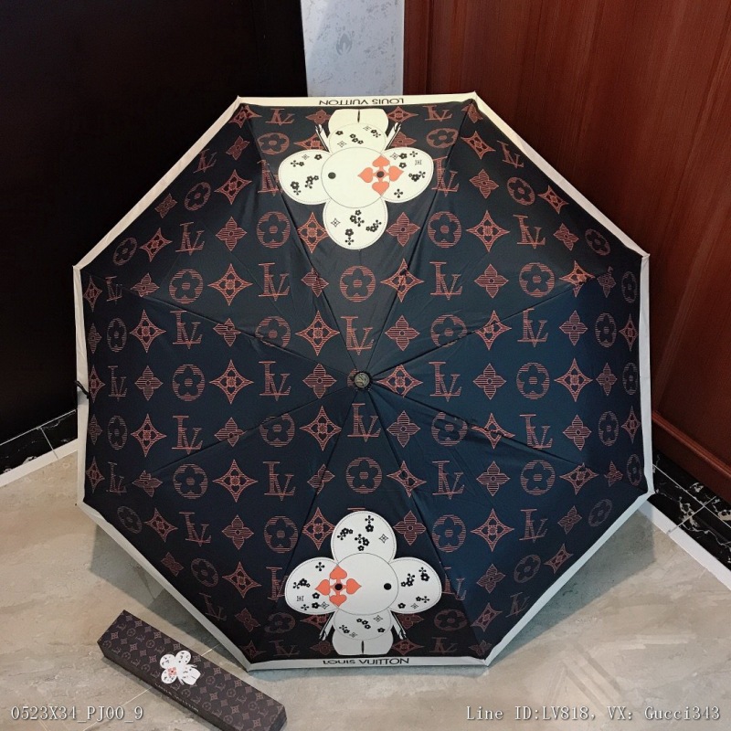 00021_ X34PJ00_ LouisVuitton Louis Vuitton upgraded Monogram printed umbrella 2021 top-level work