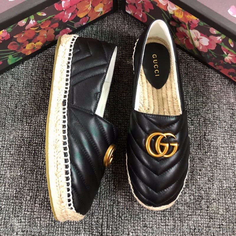 00065_ G4PEY00_ The official website synchronizes the latest Gucci Gucci fisherman's shoes. The quality and workmanship are excellent. They are all imported sheepskin
