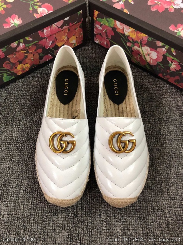 00065_ G4PEY00_ The official website synchronizes the latest Gucci Gucci fisherman's shoes. The quality and workmanship are excellent. They are all imported sheepskin