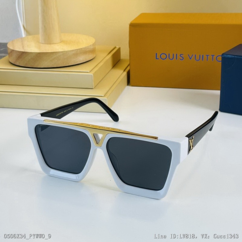 00373_ X34PYWW0_ High quality Louis vuittox model z1502e Sunglasses latest version iconic millionaire