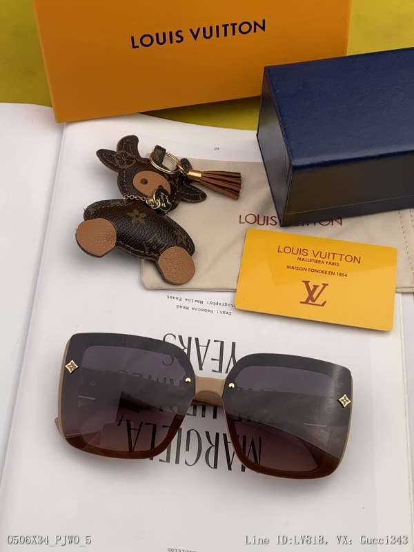 00042_ X34PJW0_ TR polarized series LV large frame sunglasses sunglasses sunglasses classic box design does not pick the face, no matter with the coat