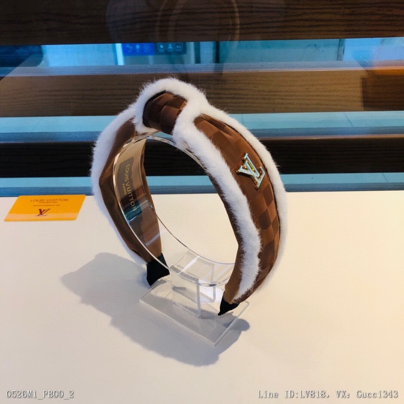 00098_ M1PB00_ LV Louis Vuitton autumn and winter new hairband headband counter with packaging the latest fashion is coming