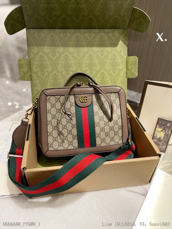 01773_ A88PYQW0_ Gucci has a new type of ophidia box bag. Hahaha, it's the style I want. Small appearance