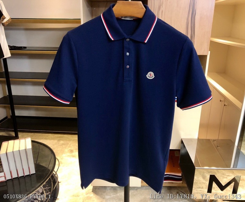 00042_ X836pyy00_ On the purchasing version, the goods are hot spot 2022 new hooded short sleeve classic polo shirt is the original product of the original factory