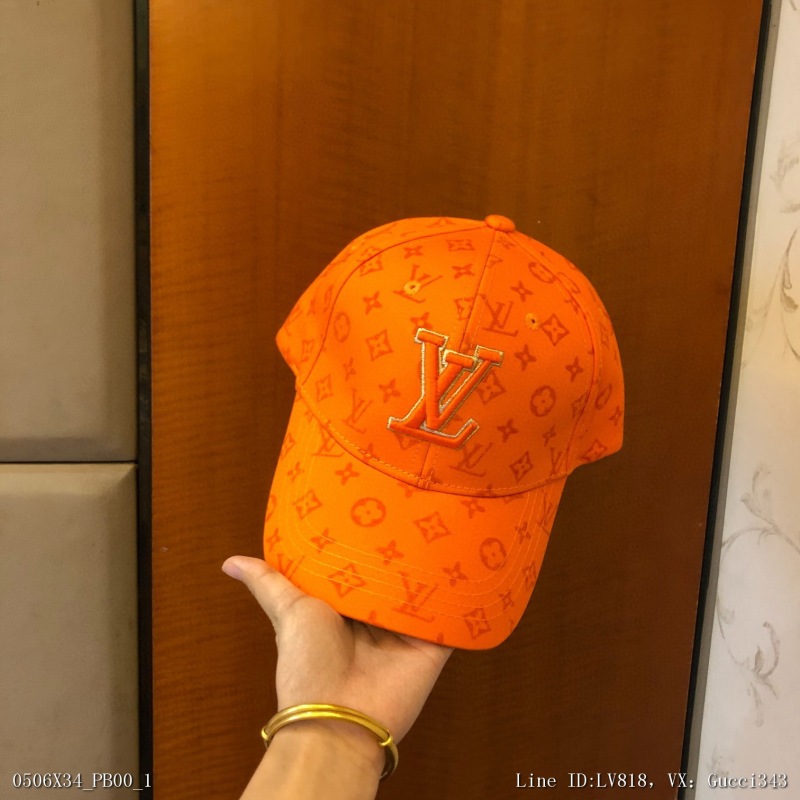 00208_ X34PB00_ LV Louis Vuitton official website embroidery version shipment Classic Baseball Cap very classic classic popular retro beauty four
