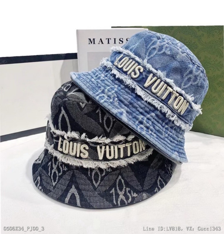 00219_ X34PJ00_ Equipped with dust bag lv2022 counter new cowboy Embroidered Baseball Cap big brand synchronous super good matching shipment