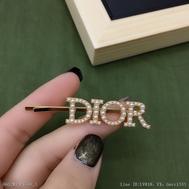00119_ M1PY000_ Code ga211dior Dior classic hot selling hairpin with super good metal texture